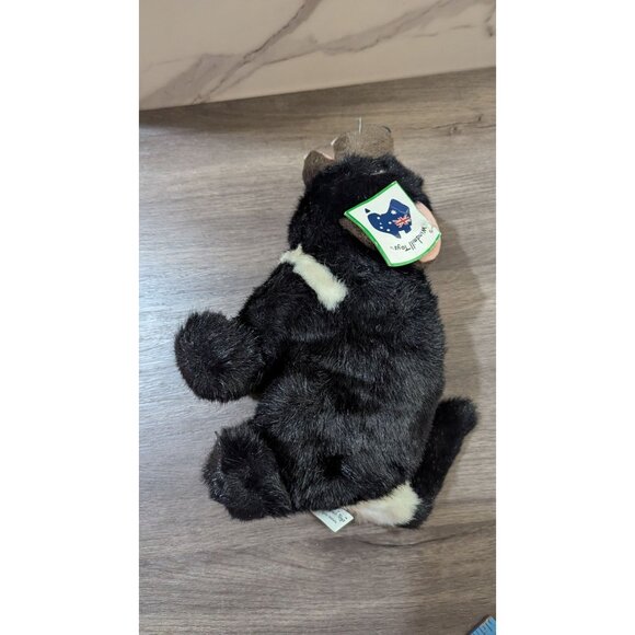 Windmill Toys Plush Australia Tassy Devil Stuffed Animal 12" Realistic Toy black - Picture 4 of 12